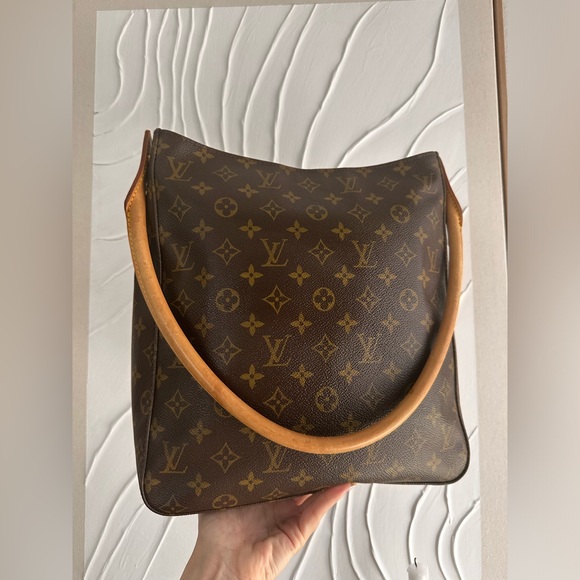 Louis Vuitton LV Shoulder Bag Looping GM Brown Monogram - Picture 9 of 13